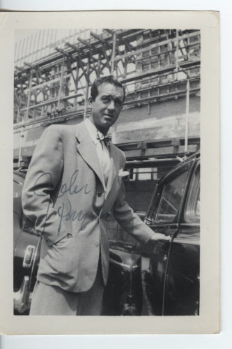 John Payne (Film Noir, Miracle on 34th Street) Autographed Photo