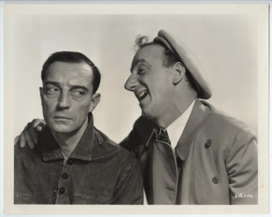 Buster Keaton and Jimmy Durante Photo by Clarence Sinclair Bull