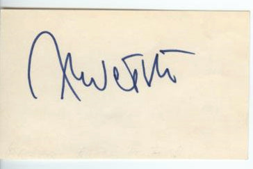 André De Toth (Director; Film Noir, Horror) Autograph