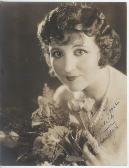 Julia Faye (Silent-Era Actress and Alleged Mistress of Cecil B. DeMille) Autographed Photo