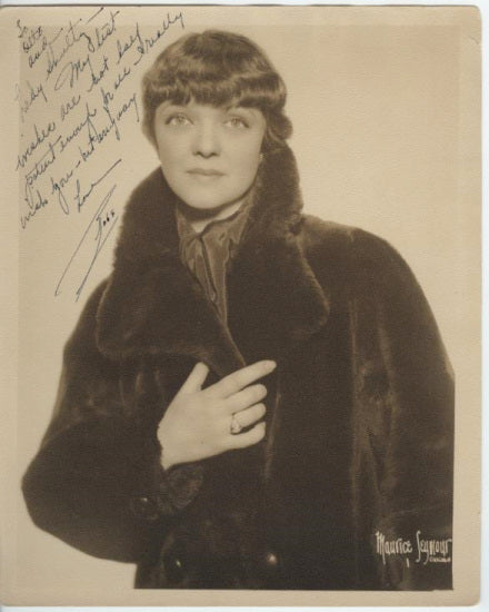 Bobbe Arnst (Actress in Broadway Musicals and Vitaphone Shorts; First Wife of Tarzan Actor Johnny Weissmuller) Autographed Photo