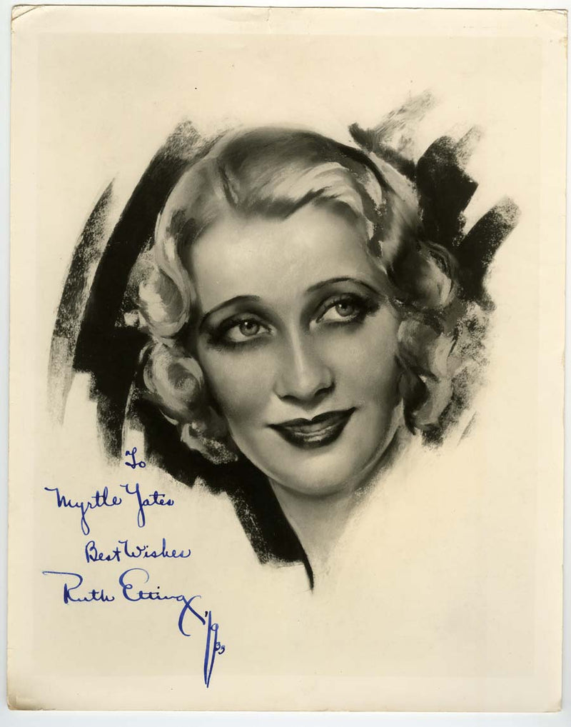 Ruth Etting Autographed Photo
