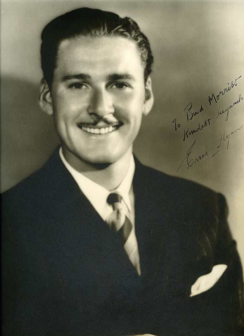 Errol Flynn Autographed Photo