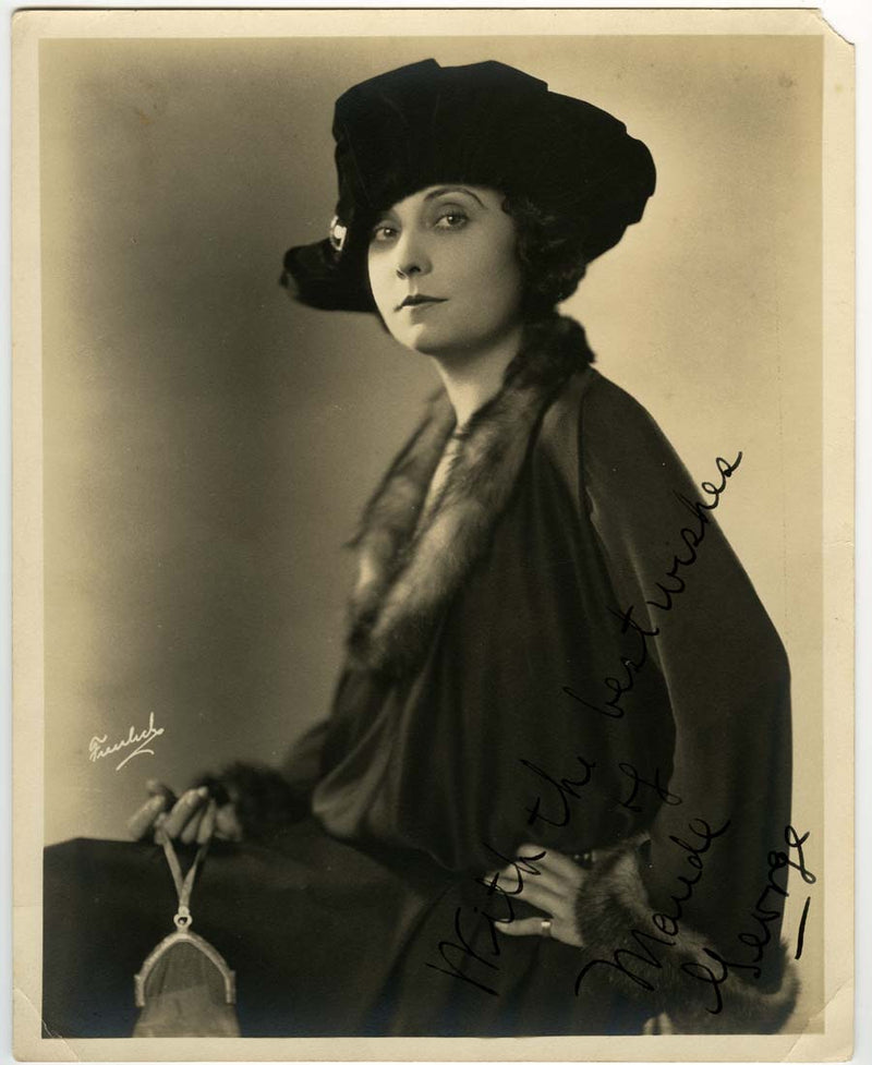 Maude George (Erich von Stroheim Actress) Autographed Photo
