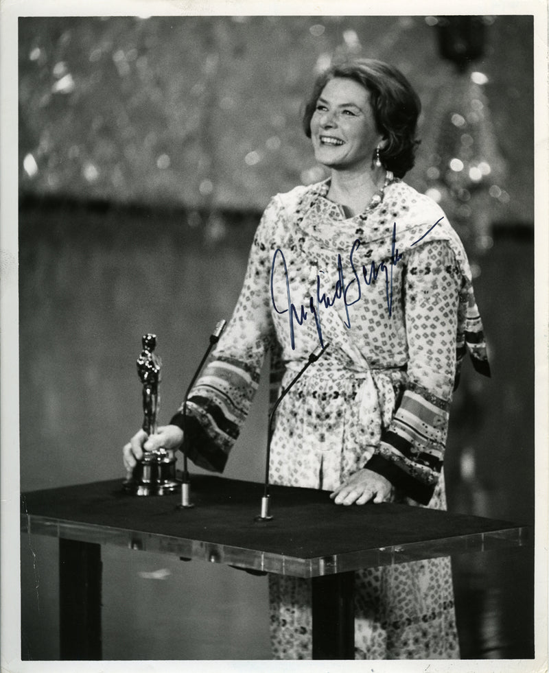 Ingrid Bergman Autographed Photo