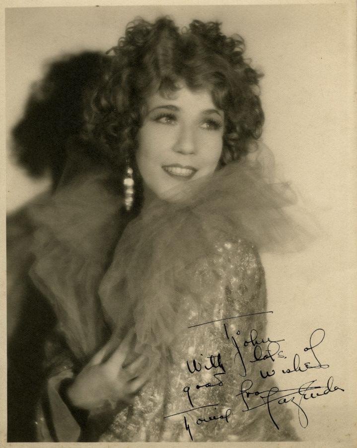 Louise Fazenda (Mack Sennett Comedienne) Autographed Photo