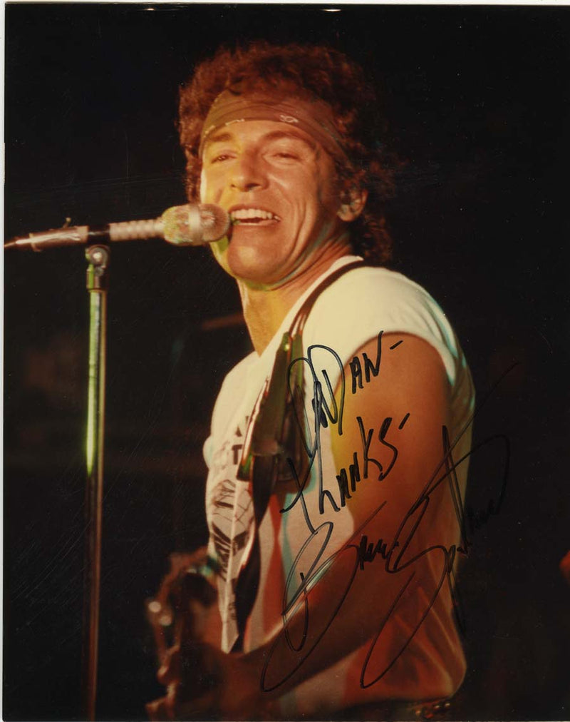 Bruce Springsteen Autographed Photo